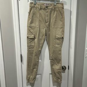 Lilac Sunset khaki cargo jogger